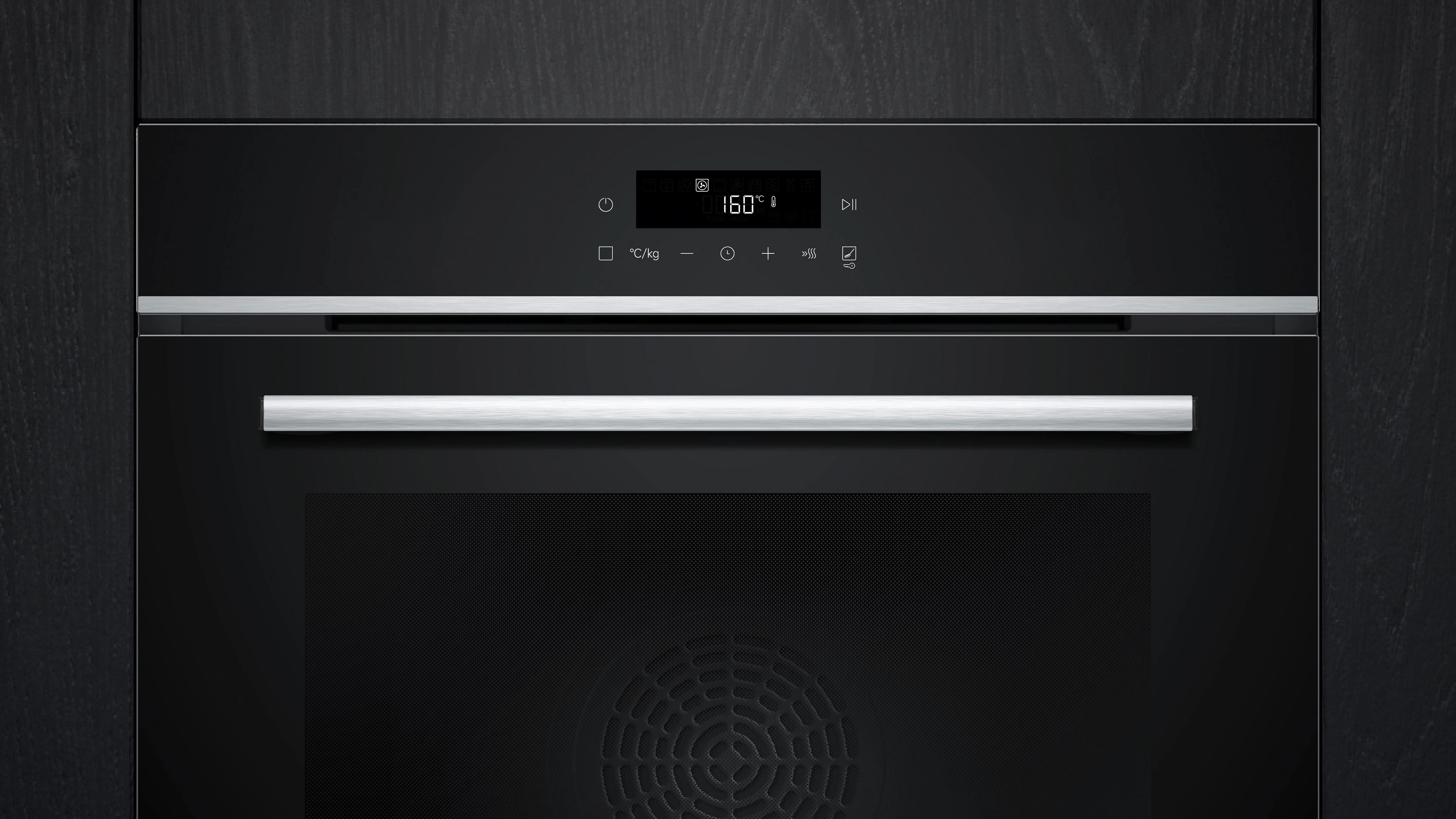 SIEMENS Pyrolyse Backofen iQ300 HB572ABS3, mit Teleskopauszug nachrüstbar