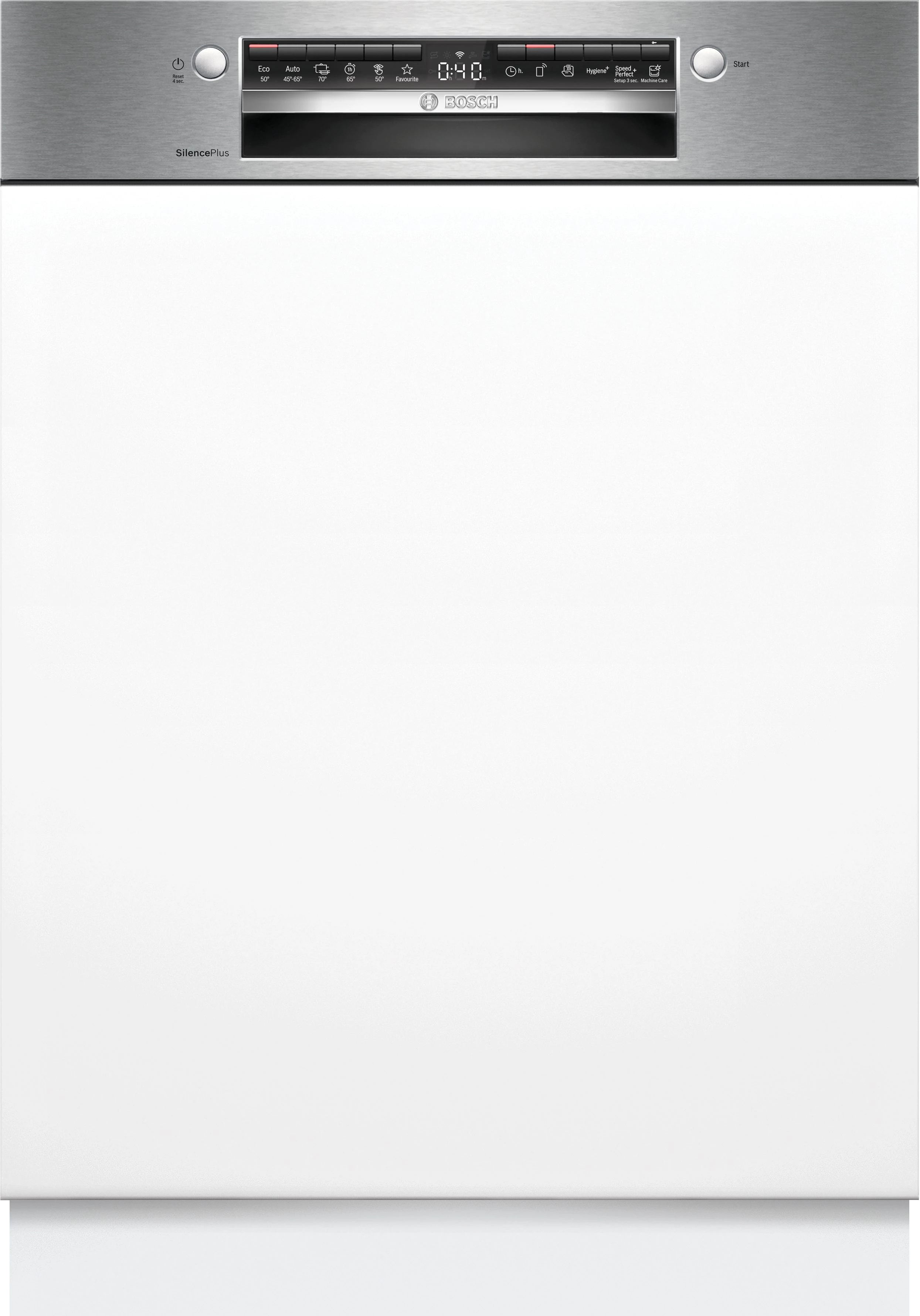 BOSCH teilintegrierbarer Geschirrspüler Serie 4 SMI4EVS09E, 14 Maßgedecke
