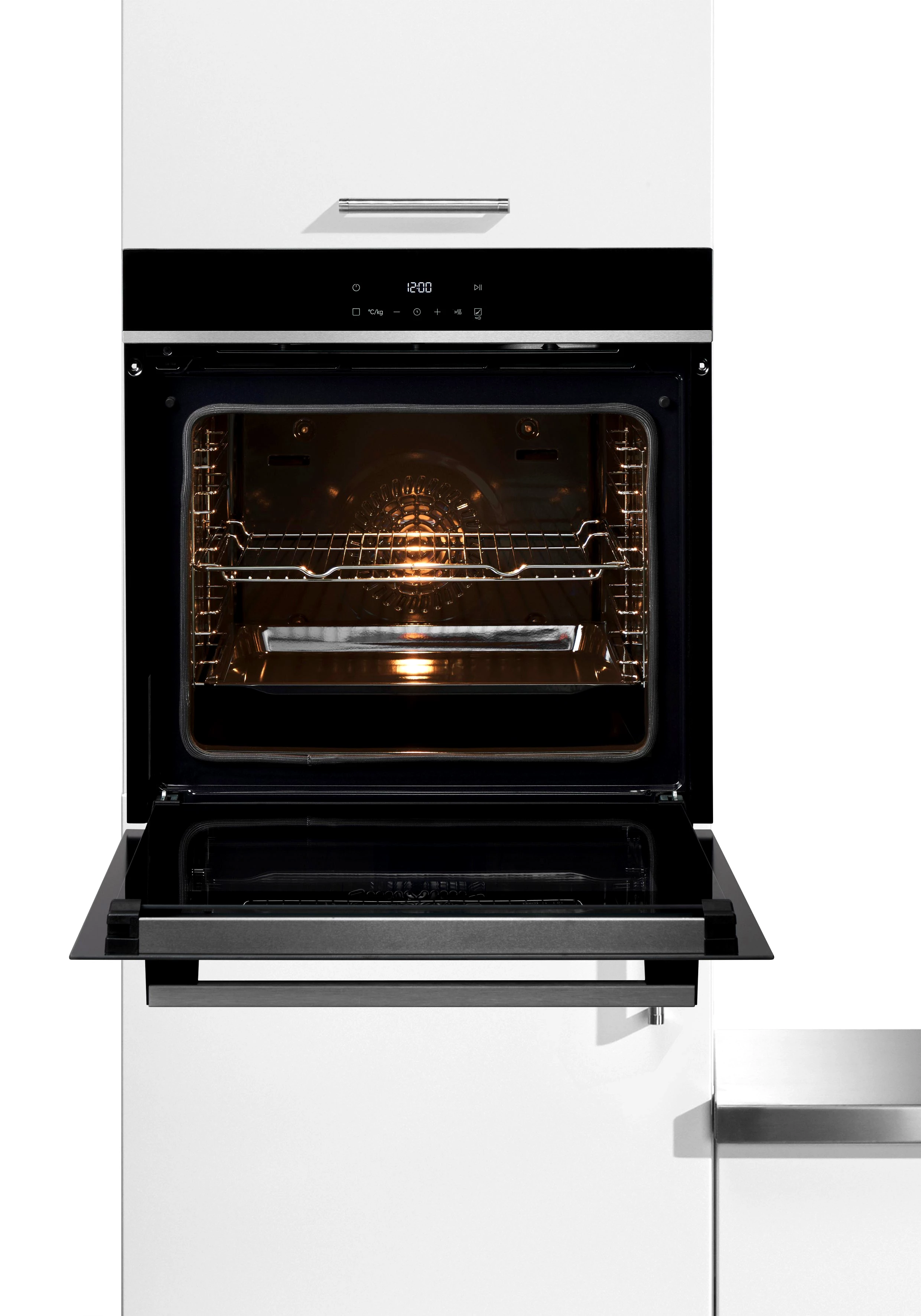 SIEMENS Pyrolyse Backofen iQ300 HB572ABS3, mit Teleskopauszug nachrüstbar